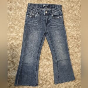 Levi's Flare Bell Bottoms Sequence And Stars Adjustable Waist Youth Size 4